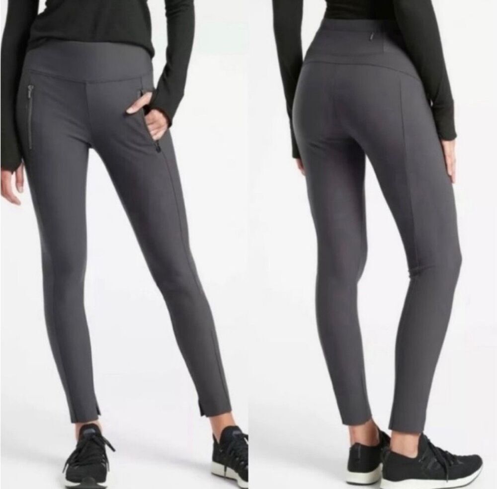 Athleta stellar tight gray leggings xs